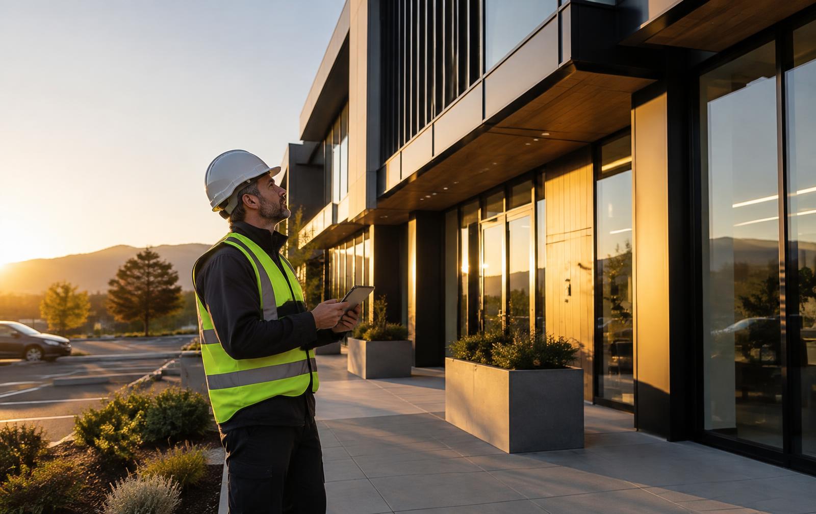 Commercial property maintenance inspection